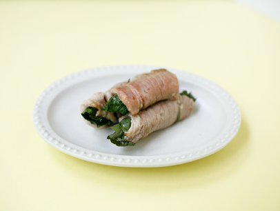 「紫蘇の薬膳肉巻き」